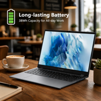 Nouvel ordinateur portable 15,6 pouces, écran FHD 16:9, Intel N5030, Windows 11 Pro, SSD, DDR4, connectivité rapide et haute vitesse pour étudiants et professionnels