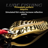 TRY&V OEM Leurre de pêche Luya, cuillère en acier inoxydable lumineuse à paillettes effet écaille de poisson et sangsue, pour pêche au vif, simulation de poisson vif, pour eau douce et achigan