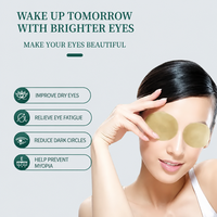 Patch oculaire apaisant personnalisable Moxibustion Qiai pour améliorer l'inconfort oculaire et favoriser le repos nocturne