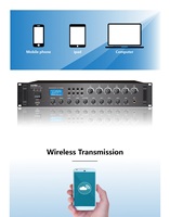 Amplificateur de puissance numérique professionnel SA-500T W x 6, 6 zones, son, 500