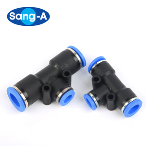 Bền ba-way gas ống nối cho khí nén hệ thống máy móc công nghiệp sử dụng 2kg Hàn Quốc - Product Image 1