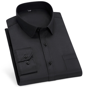 <span class=keywords><strong>Camisas</strong></span> <span class=keywords><strong>de</strong></span> <span class=keywords><strong>vestir</strong></span> <span class=keywords><strong>de</strong></span> sarga <span class=keywords><strong>de</strong></span> alta calidad para hombre 2025, venta al por mayor <span class=keywords><strong>de</strong></span> fábrica, personalizadas con botones, manga larga, lisas, casuales, anti-bolitas - Product Image 3