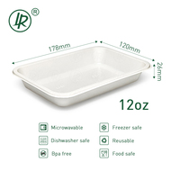 Beste Prijs Aangepaste Supermarkt Verpakking Lade Wit Vierkant Wegwerp Pp Plastic Fruit Trays Voor Voedsel