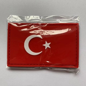 Pvc टर्की ध्वज पैच टकीश सामरिक पैच pvc हुक और लूप फास्टनर - Product Image 2