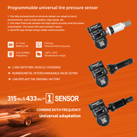 Sensor TPMS Universal Programable TPS11 315MHz/433MHz MX-Sensor para Herramienta TPMS TS66WF