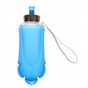 FREE SAMPLE <b>Hot</b> <b>Water</b> <b>Bottle</b> with Soft Toy <b>Cover</b> Lid Soft Squeeze Plastic Sports Gym <b>Water</b> <b>Bottle</b> Soft <b>Water</b> <b>Bottle</b> - Product Image 5