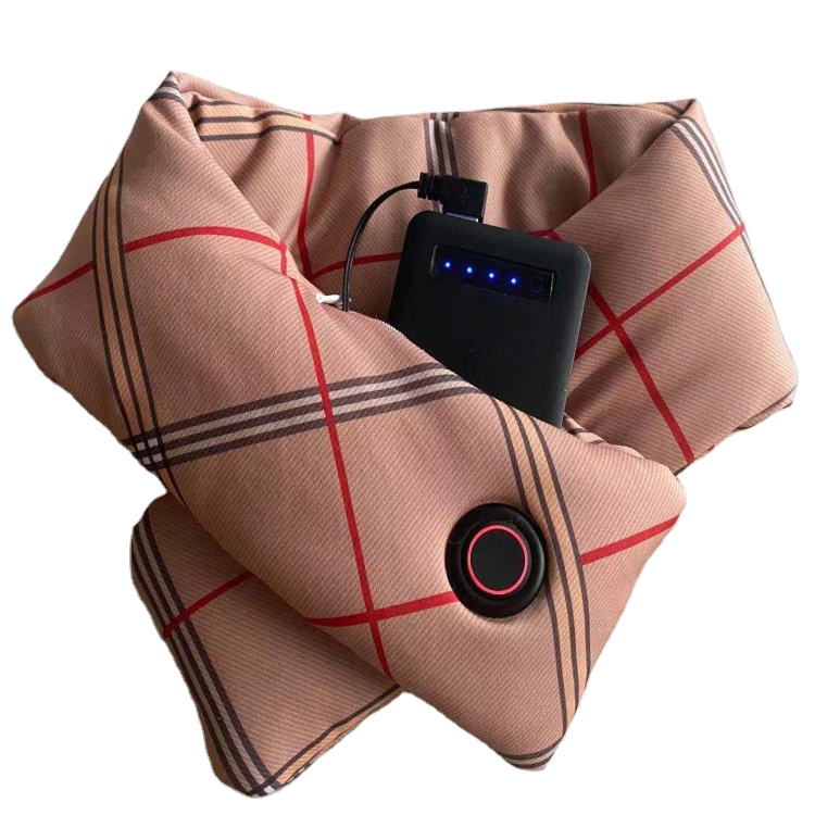 Шарфы с электроподогревом и шейной подушкой, USB, питание от внешнего аккумулятора для женщин и мужчин