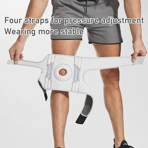 Verstelbare Neopreen Nylon Kniebeschermers Patella Gel Pads Knie Brace Compressie Knie Ondersteuning Met Verstelbare Bandjes - Product Image 5