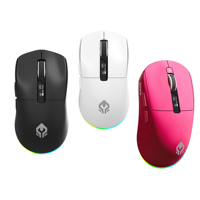 KUSTAR X9Pro Mouse Gaming Nirkabel Ringan dengan Dock Pengisian Daya RGB Tri-Mode-2.4G/Type-C Berkabel/BT 14800 DPI untuk PC/Mac