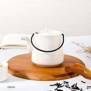 OEM Ceramic Tea Set With 1 Pot <b>And</b> 4 <b>Cups</b> <b>Large</b> Capacity For Afternoon Tea Household Use DB1384 DB1385 DB1386 - Product Image 3