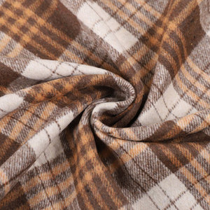 Multicolour Plaid <strong>Tartan</strong> Fleece Garment Check Wool Polyester Tweed Fall Yarn Dyed Fabric for <strong>Lady</strong> Suit Overcoat Fabric - Product Image 3