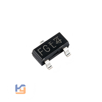 Transistor NPN SMD BCV47 SOT-23, amplificateur de petit signal à gain élevé, interrupteur général, composant électronique bipolaire, original en stock