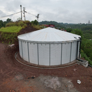 Thép tròn nước mưa thu hoạch xe tăng 10000 gallon mạ kẽm thép sóng bể nước - Product Image 3