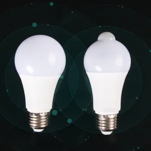 3W 5W 7W 9W E27 적외선 Pir 모션 센서 Led 전구 110v 220v 스마트 램프 자동 LED 전구