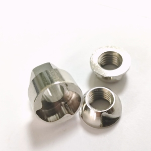 Ustom-tuerca <span class=keywords><strong>de</strong></span> bloqueo <span class=keywords><strong>de</strong></span> seguridad antirrobo, 3 muescas <span class=keywords><strong>de</strong></span> carbono y acero inoxidable - Product Image 2