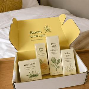 Cleansing Balm DTC Packaging Boxes E <b>Flute</b> Self Die Cut Mailer Box Custom Packaging - Product Image 1