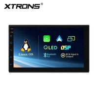 Estéreo para Auto Universal de 7 Pulgadas con Sistema Linux, CarPlay Inalámbrico, Android Auto, DSP, Bluetooth, Entrada y Salida RCA, CE-XTRONS