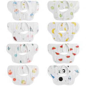 Baberos para Bebé con Cierre de Botón, 100% Algodón, Ecológicos y Lavables para Bebés y Niños Pequeños - Product Image 2