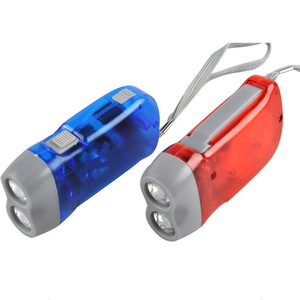 2-<b>LED</b> <b>flashlight</b> with logo printing, hand-cranked plastic <b>flashlight</b>; 3-<b>LED</b> triboelectric <b>flashlight</b>. - Product Image 5