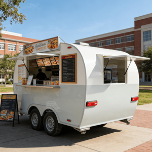 Ice Cream Cart Ice Cream Trailer Special Type Catering Truck Trailer Food Concession Mobile Beverage Juice Concession Trailer - Product Image 4