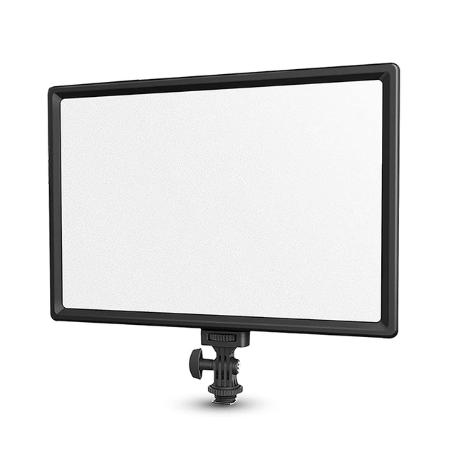 Soft Panel on Camera Light 19.5W Portable Photography Lighting With 192 LED CRI95 LCD Screen for DSLR Camcorder