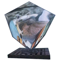 Schermo LED Commerciale a Cubo 4/5/6 Lati, Risoluzione 8K, P2.5 per Interni, Luminosità 1000cd, Garanzia 3 Anni, Certificato CE