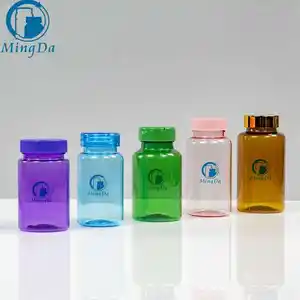 50ml 100ml 120ml Customized Candy Honey Capsule Nutrition Food Plastic Packaging PET Bottle Supplier