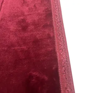 Prayer Mat Comfortable Soft Non-slip Dust-proof Plain Muslim Style Carpet