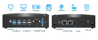 Mini Computadora Silenciosa Sin Ventilador 0dB, I5 8350U, Doble NIC, 2 RS232, PfSense, ESXi, Qubes OS, Router Firewall de Escritorio Seguro, Montaje en Pared 4K