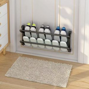 Foldable <b>Wall</b> <b>Mounted</b> <b>Shoe</b> <b>Rack</b> 60X70cm Durable Bathroom Shelf For Sports <b>Shoes</b> - Product Image 2