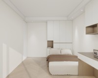 Armoire de chambre personnalisée en bois, portable, moderne, à 3 portes, d'angle, pour enfants, meuble de rangement pour vêtements