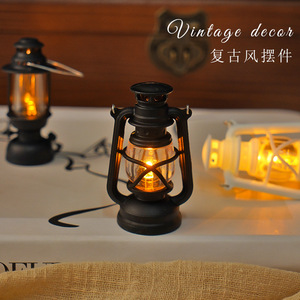 Mini Retro Simulation Battery Operated Warm White LED Electronic Candle <b>Night</b> <b>Light</b> Handheld Lantern Decorative Atmosphere - Product Image 5