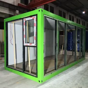 Case modulari di alta qualità 20ft flat pack prefabbricata container di trasporto cargo smart casa del contenitore