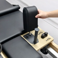 Reformer de Pilates pliable en bois, gain de place, équipement de gym portable pour la maison