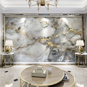 Panneau mural SPC en cristal de carbone 2026 pour fond de télévision, décoration intérieure de salon de luxe léger en marbre pour la maison - Product Image 4