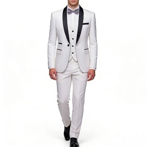 Ensemble de costumes décontractés pour hommes, idéal pour mariages et événements, grande taille, trois pièces, simple boutonnage - Product Image 1