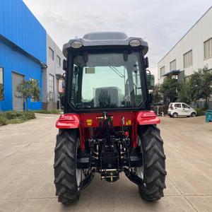 Tractores 4x4 de alta calidad fabricados en China, de 60HP / 70HP / 80HP, con cabina y control de clima (calefacción y refrigeración), ideales para huertos. - Product Image 2