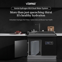 Système de filtration d'eau sans réservoir à osmose inverse sans pompe 200G pour usage domestique, autonettoyant, grand débit, purificateur d'eau