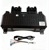 Casing Logam Hitam Berkualitas Tinggi 12.3" HD LCD Pengganti Panel Instrumen Digital untuk Toyota Prado LC120 Yuefu JT5-1328