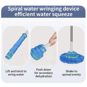 ללא ידיים עוטפת עצמית מוט פלדה טלסקופי נירוסטה מוט סיבובית מים עגול - Product Image 5