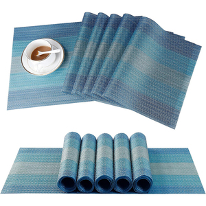 Napperons de table jetables Ethmik Gold French à carreaux, en silicone, coton, polyester, papier, adaptés aux enfants, modernes, pour mariage et Ramadan - Product Image 4