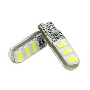 Nueva Bombilla LED para Auto T10 6smd 2W, 12v, Cristal de Gel de Sílice, Luz Roja y Amarilla, Impermeable, para Matrícula - Product Image 3