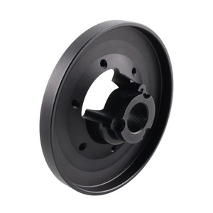 Adaptateur de volant Auso-Racing 100 mm PCD 4 trous en alliage d'aluminium noir pour BMW E36 E39 Z3, mise à niveau et rétrofit - Product Image 4
