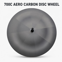 RUJIXU Roues à disque entièrement en carbone super légères 700C pour vélo de piste/triathlon/TT, moyeu à cliquet, largeur 28 mm, tubulaire/clincher, jeu de roues à engrenages fermés