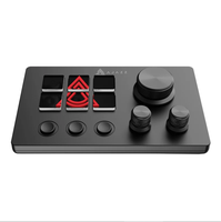AJAZZ AKP03 Controlador de escritorio Asistente de escritorio Controlador de flujo 6 Teclas macro LCD Teclado personalizado para productividad de escritorio