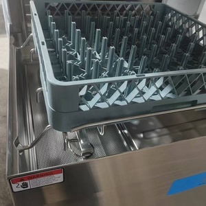 QFLY 10000W + Acero inoxidable 304 Lavavajillas automático de alta temperatura Certificado CE/ETL 208-380V 500 Placas/Hora 1 año - Product Image 3