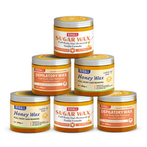 OEM Hypoallergénique Dépilatoire Naturel Biologique Miel Chaud Séparateur de Cire à Sucre Dur Crème Épilatoire pour Tout le Corps en Plastique - Product Image 5
