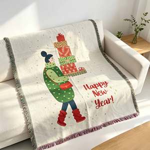 Custom Popular Comforters Woven Tapestry Cotton Blankets Other Bedding <strong>Bed</strong> <strong>Quilts</strong> Double <strong>Bed</strong> Decorative Blankets and <strong>Throws</strong> - Product Image 6