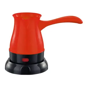 Sıcak satış kırmızı PP cezve 0.5L cezve ev aletleri kahve makinesi