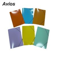 Carpeta de Archivo con Banda Elástica, Organizador de Documentos, Almacenamiento de Papelería de Oficina, Clasificador de Datos, Archivador de Palanca